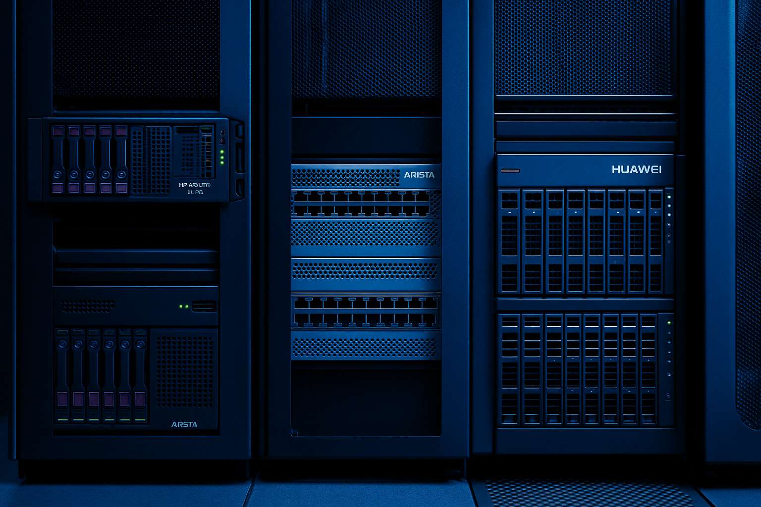 Server Racks in a Data Center